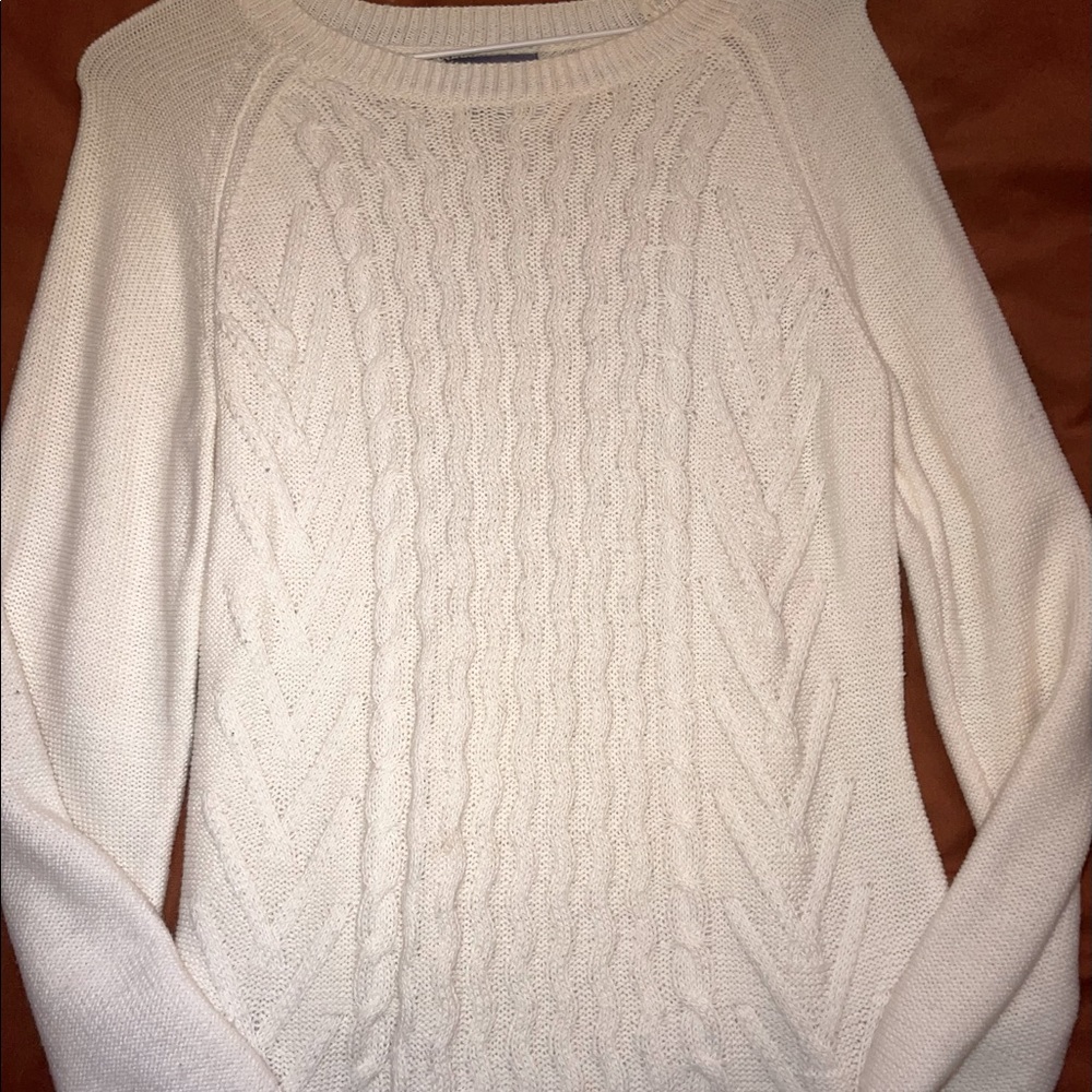 S White Knit Sweater